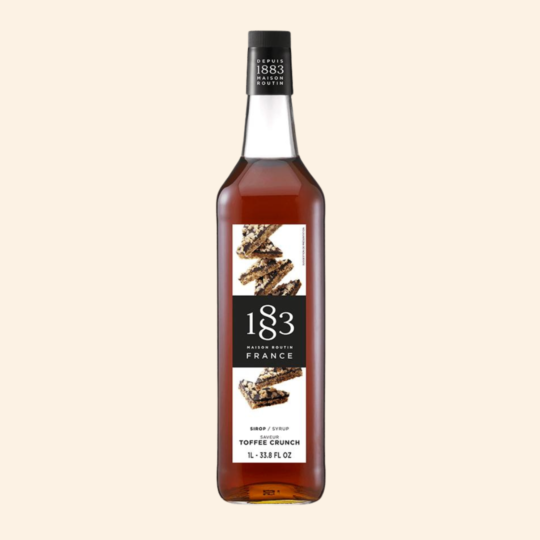 Grande Bouteille de Sirop Maison Routin Toffee, 1 L