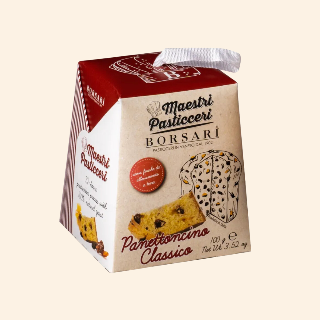 Mini Panettone Classique Borsari, boîte 100g