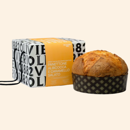 Olivieri Apricot & Salted Caramel Panettone, 1 kg