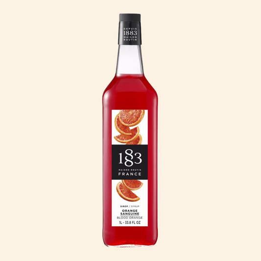 Grande Bouteille de Sirop Maison Routin Orange Sanguine, 1 L